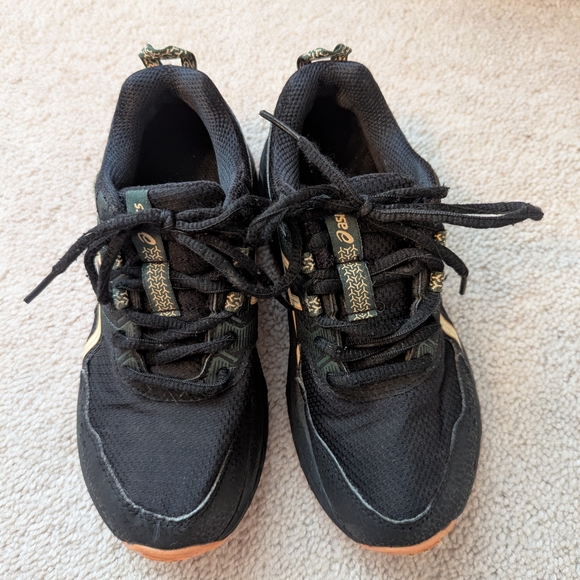 Asics Kids Sneakers Black and Orange - Picture 2 of 5